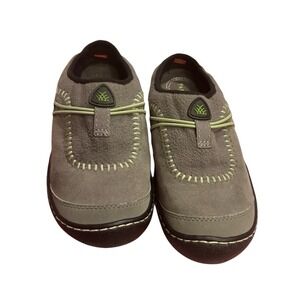 Terrasoles Paradise Comfort Slip On Loafers Women's Size 6 Gray Flats Shoes